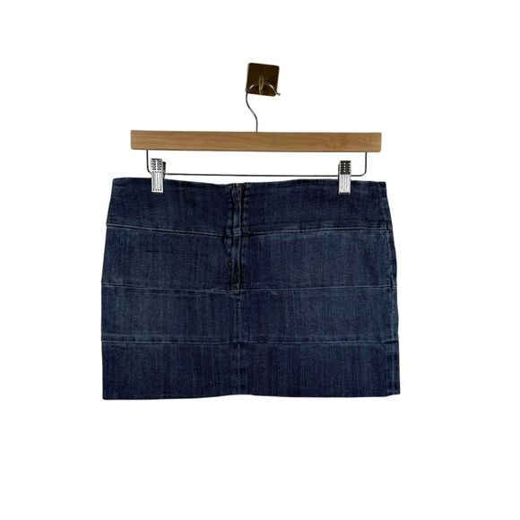 VINTAGE Y2K Current/Elliott Low Rise Denim Mini Skirt in Blue Size S (1) - Picture 3 of 10